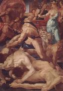 Medardo Rosso Moses forsvarar Jethros dottrar oil painting on canvas